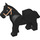 LEGO Black Horse with Dark Tan Bridle (75998)