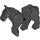 LEGO Black Horse with Moveable Legs and Gray Bridle (10509)