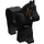 LEGO Zwart Paard met Orange-Brown Bridle en Wit Circled Ogen (73392 / 75998)