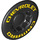 LEGO Black Hub Cap with Large Flange with Chevrolet (49098 / 49113)