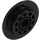 LEGO Black Hub Cap with Large Flange with &quot;Z Tier&quot; (49098 / 105291)