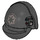 LEGO Noir Imperial Gunner Casque avec Argent Crest (16872)