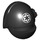 LEGO Zwart Imperial Gunner Helm met Wit Crest (39459)