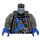 LEGO Black Insectoid with Blue / Yellow Helmet Torso (973)