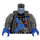 LEGO Schwarz Insectoid mit Blau / Gelb Helm Torso (973 / 73403)