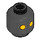 LEGO Black Jawa Minifigure Head (Recessed Solid Stud) (3626 / 17981)