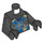 LEGO Noir Jay - Rond emblem Torse Minifig Torse (973 / 76382)