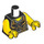 LEGO Schwarz Jazz Singer Minifig Torso (973 / 76382)