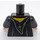 LEGO Black Justin Finch-Fletchley Minifig Torso (973 / 76382)