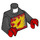 LEGO Black Kai Minifig Torso (973 / 76382)