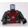 LEGO Zwart Kai - Rond Torso Emblem Minifiguur Torso (973 / 76382)