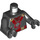 LEGO Black Kai - Round Torso Emblem Minifig Torso (973 / 76382)