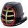 LEGO Zwart Kendo Helm met Gold Rooster en Rood Trim (34788 / 98130)