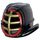 LEGO Black Kendo Helmet with Grille Mask with Red and Pearl Gold (34788 / 98130)
