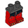 LEGO Zwart Lavaria Minifigure Heupen en benen (3815 / 23879)