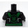 LEGO Black Lloyd - Deepstone Minifig Torso (973 / 76382)