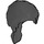 LEGO Noir Longue Cheveux avec Queue de cheval (11605)