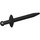 LEGO Black Long Sword with Thick Crossguard (18031)