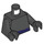 LEGO Black Lord Garmadon Torso with Ribs and Purple Sash (76382 / 88585)