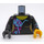 LEGO Black Lucy Wyldstyle Minifig Torso (973 / 76382)