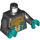 LEGO Schwarz Maaray Wache Minifigur Torso (973 / 76382)