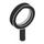 LEGO Black Magnifying Glass with Thick Frame and Hollow Handle (38648)