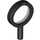 LEGO Black Magnifying Glass with Thick Frame and Hollow Handle (38648)