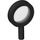 LEGO Black Magnifying Glass with Thick Frame and Hollow Handle (38648)