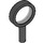 LEGO Black Magnifying Glass with Thin Frame (30152 / 90463)