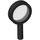 LEGO Black Magnifying Glass with Thin Frame (30152 / 90463)