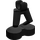 LEGO Schwarz Mars Figure Bein (30530)