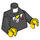 LEGO Schwarz McLaren Designer / Driver (75880) Minifig Torso (973 / 76382)