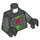 LEGO Black MechaByter (InfectoByter) Minifig Torso (973 / 76382)