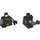 LEGO Noir MechaByter (InfectoByter) Minifig Torse (973 / 76382)