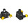 LEGO Black Mercedes-AMG Project One Driver Minifig Torso (973 / 76382)