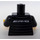 LEGO Noir Mercedes-AMG Project Une Driver Minifig Torse (973 / 76382)