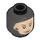 LEGO Black Mercy Minifigure Head (Recessed Solid Stud) (3626 / 46892)