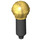 LEGO Black Microphone with Full Gold Top (18740 / 93520)