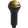 LEGO Black Microphone with Half Gold Top (18740)