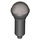 LEGO Black Microphone with Half Metallic Silver Top (21009 / 50511)