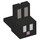 LEGO Black Minecraft Rabbit Head with Outlines (1020)