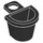 LEGO Black Minifig Container D-Basket (4523 / 5678)