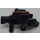 LEGO Black Minifig Crossbow with Blaster and Reddish Brown Trigger