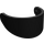LEGO Black Minifig Helmet Visor (2447 / 35334)