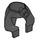 LEGO Black Minifig Mummy Headdress with Inside Solid Ring (30168 / 90462)