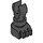 LEGO Schwarz Minifig Skelett Bein (6266 / 31733)
