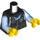 LEGO Zwart Minifiguur Torso (973 / 76382)