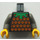 LEGO Noir Minifig Torse avec Chaîne Mail (973)