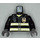 LEGO Black Minifig Torso with Firefighter Jacket (73403 / 76382)