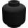 LEGO Black Minifigure Head (Recessed Solid Stud) (3274 / 3626)